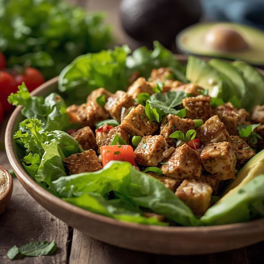 Tofu Avocado Salad Recipe