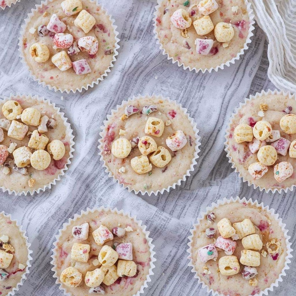 White Chocolate Strawberry Cheerios Cups Recipe