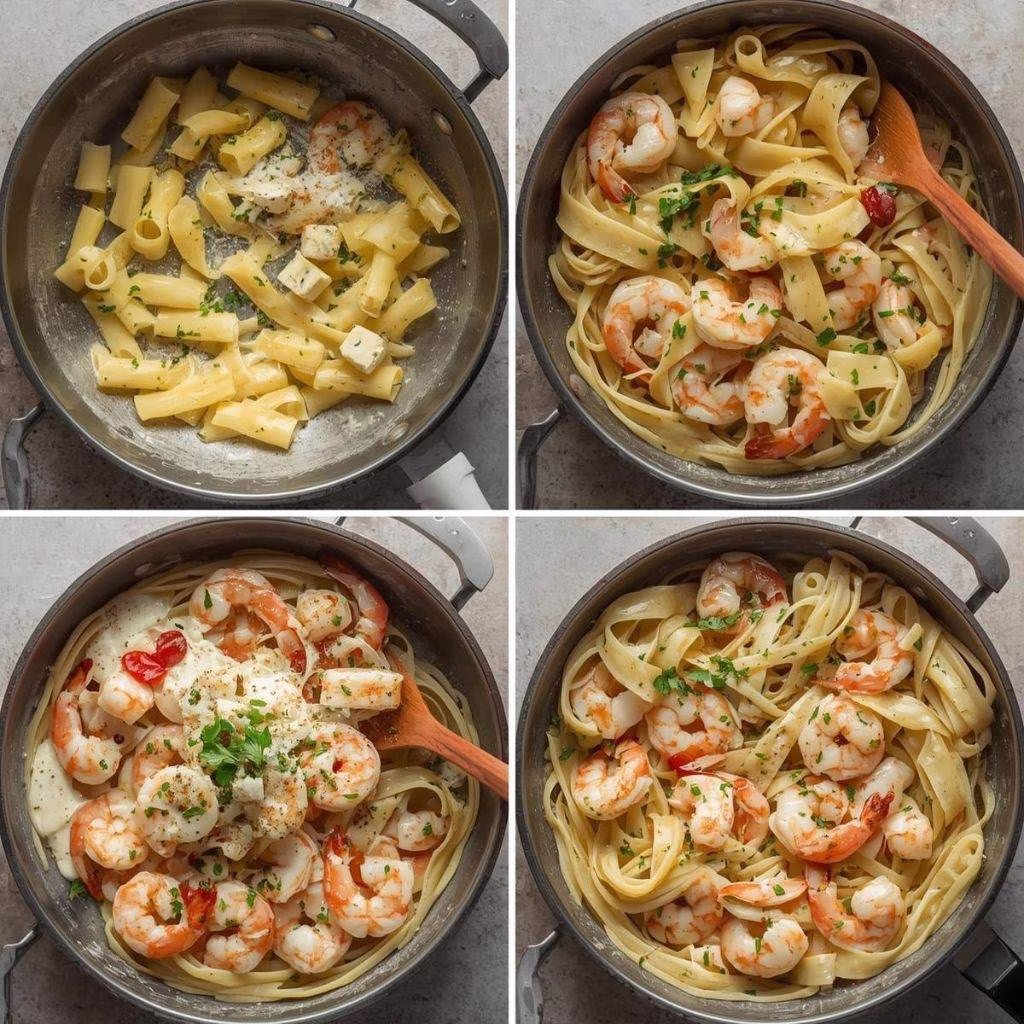 Romantic Garlic Butter Shrimp Pasta Recipe
