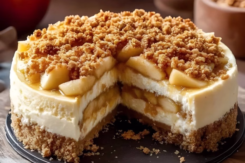 Apple Crumble Cheesecake Recipe