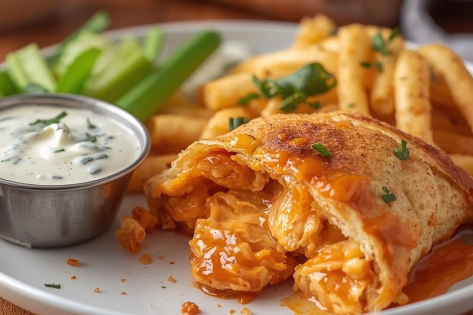 Cheesy Buffalo Chicken Strombolis Recipe