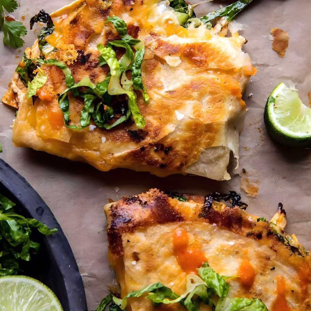 Garlic Naan Grilled Cheese Recipe