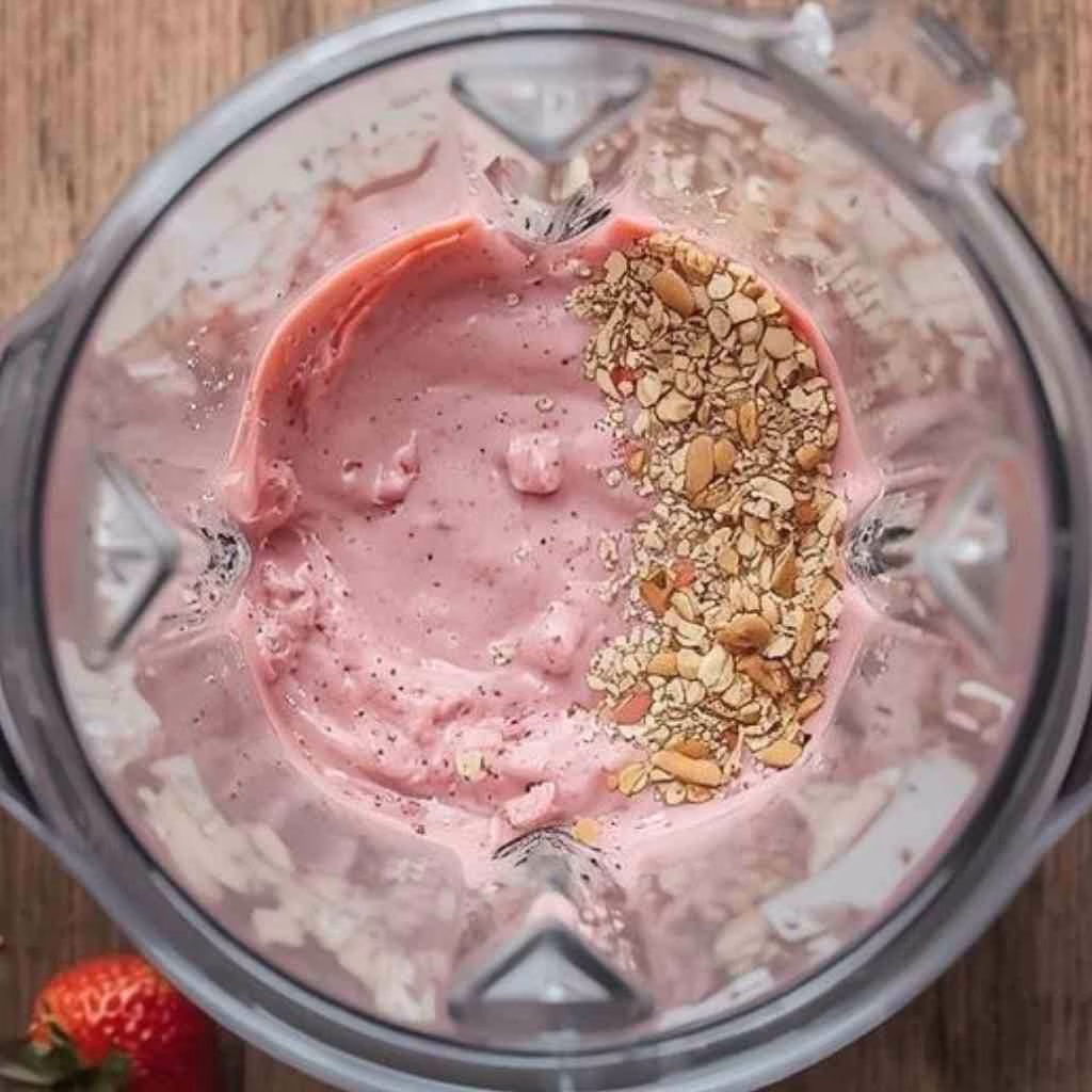 Strawberry Banana Smoothie Bowl Recipe