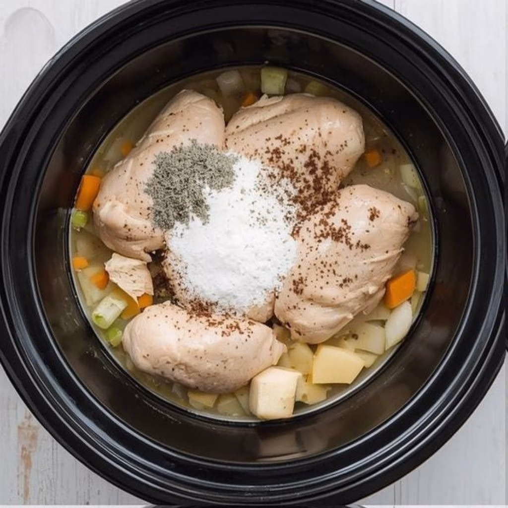 Slow Cooker Chicken Pot Pie Recipe