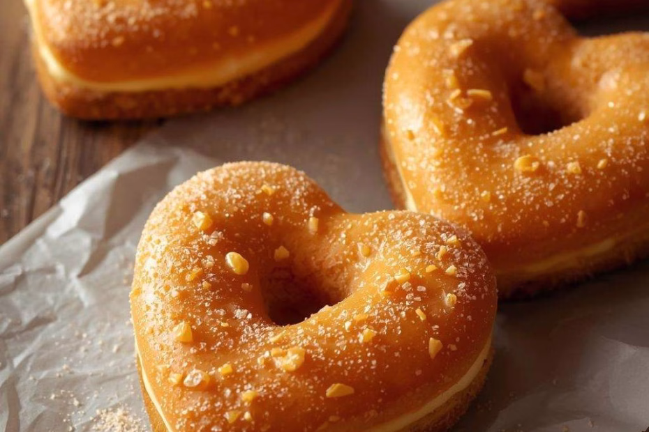 Creme Brulee Heart Donuts Recipe