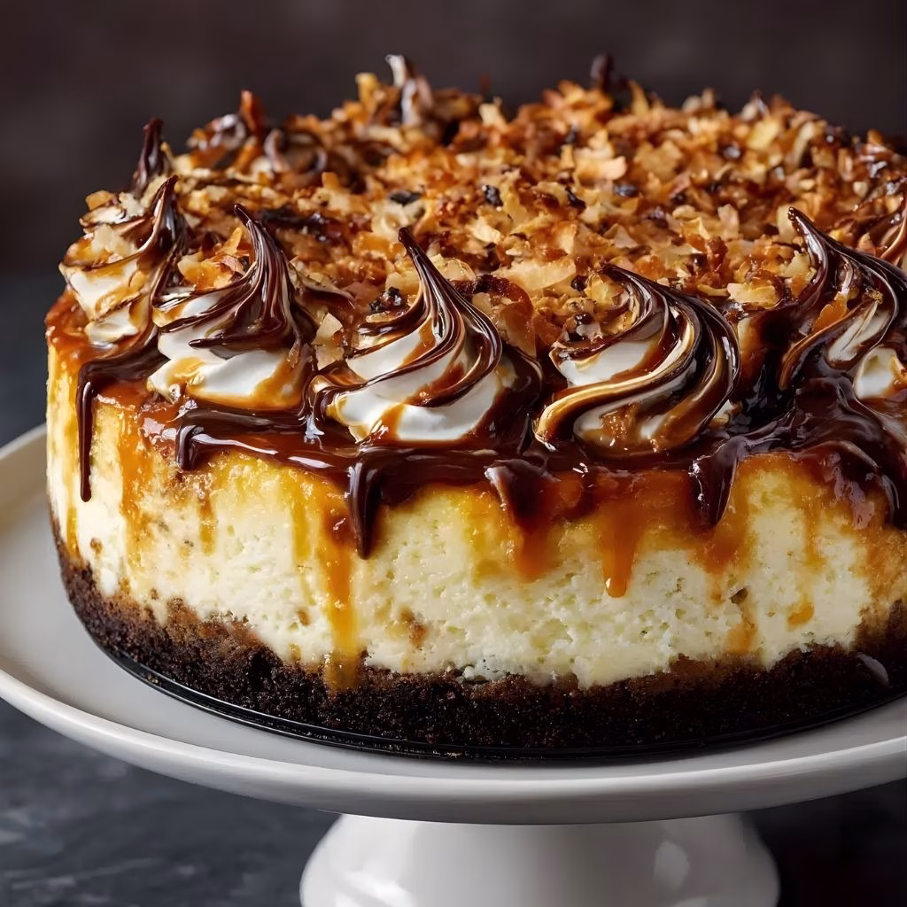 Samoa Cheesecake Recipe