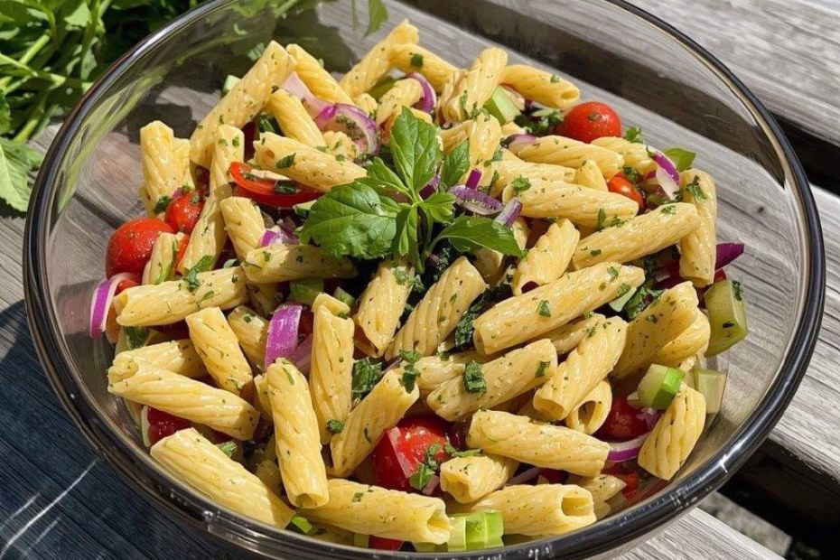 Cilantro Lime Pasta Salad Recipe