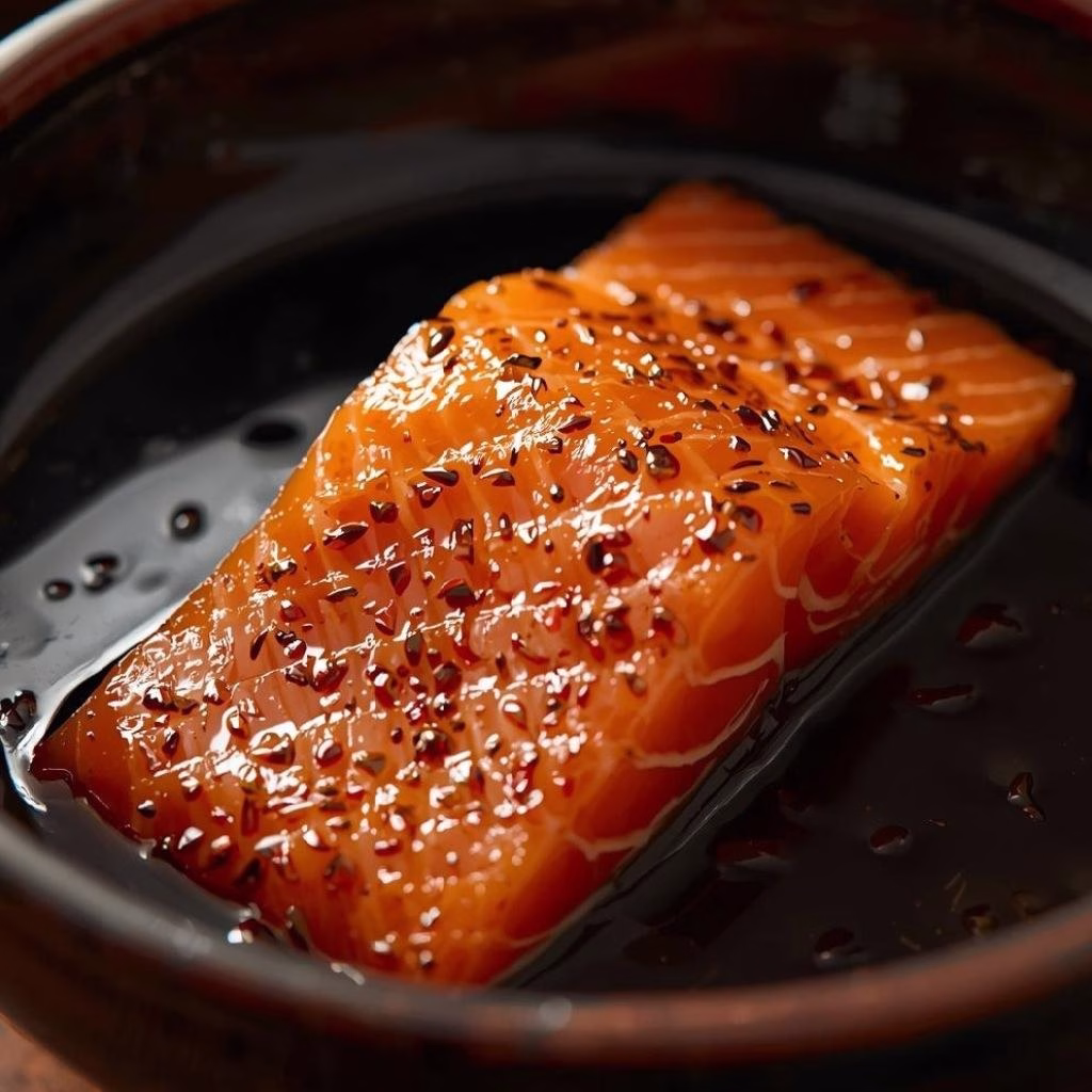 Yeoneojang (Soy Marinated Raw Salmon) Recipe