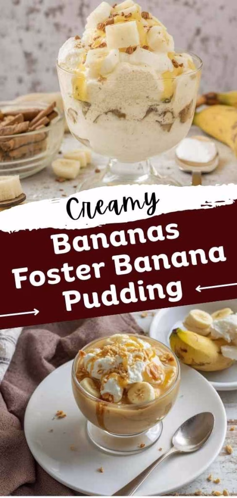 Bananas Foster Banana Pudding Recipe