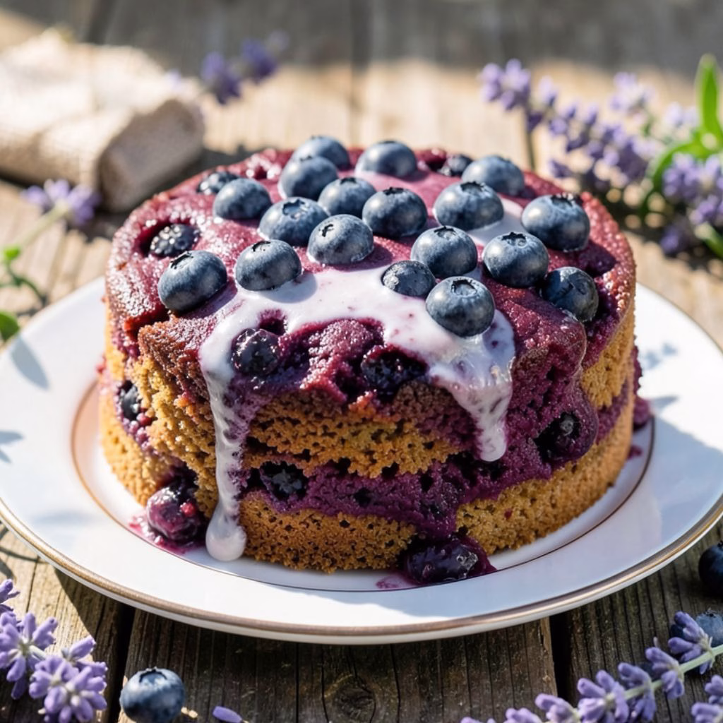 Blueberry Lavender Cake Recipe