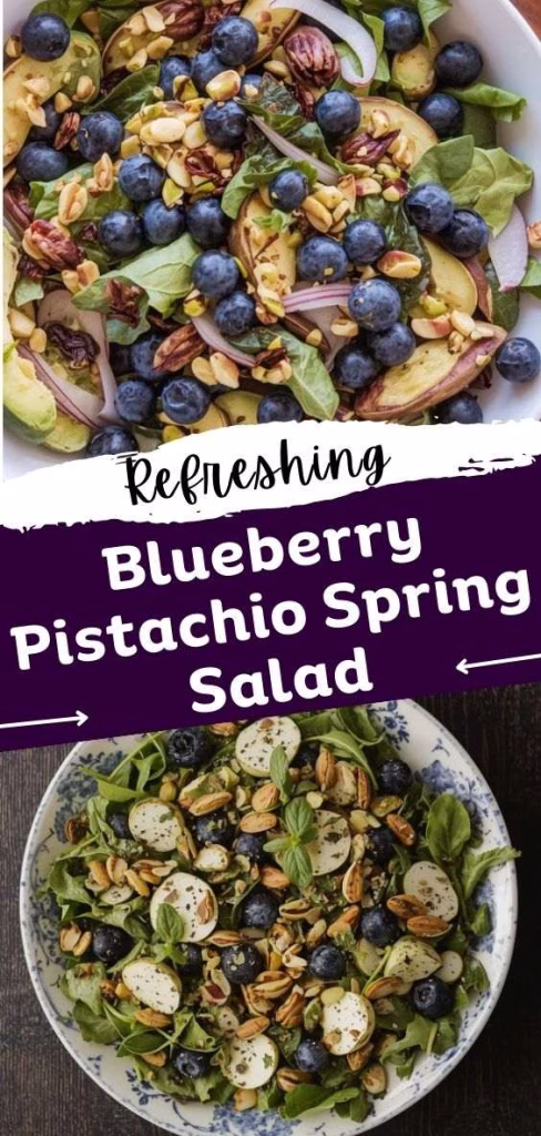 Blueberry Pistachio Spring Salad Recipe