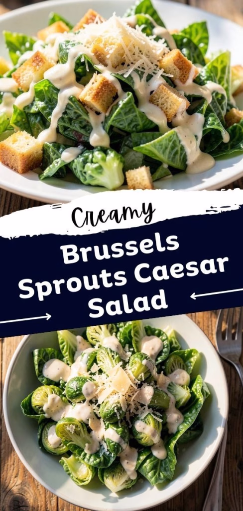 Brussels Sprouts Caesar Salad Recipe