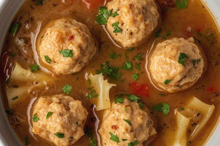 Cabbage Meatball Soup Recipe