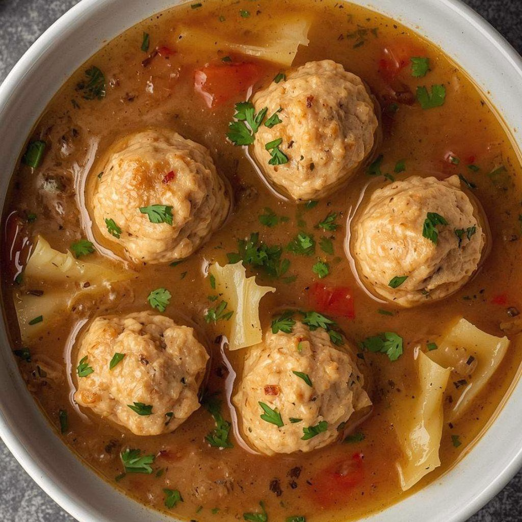Cabbage Meatball Soup Recipe