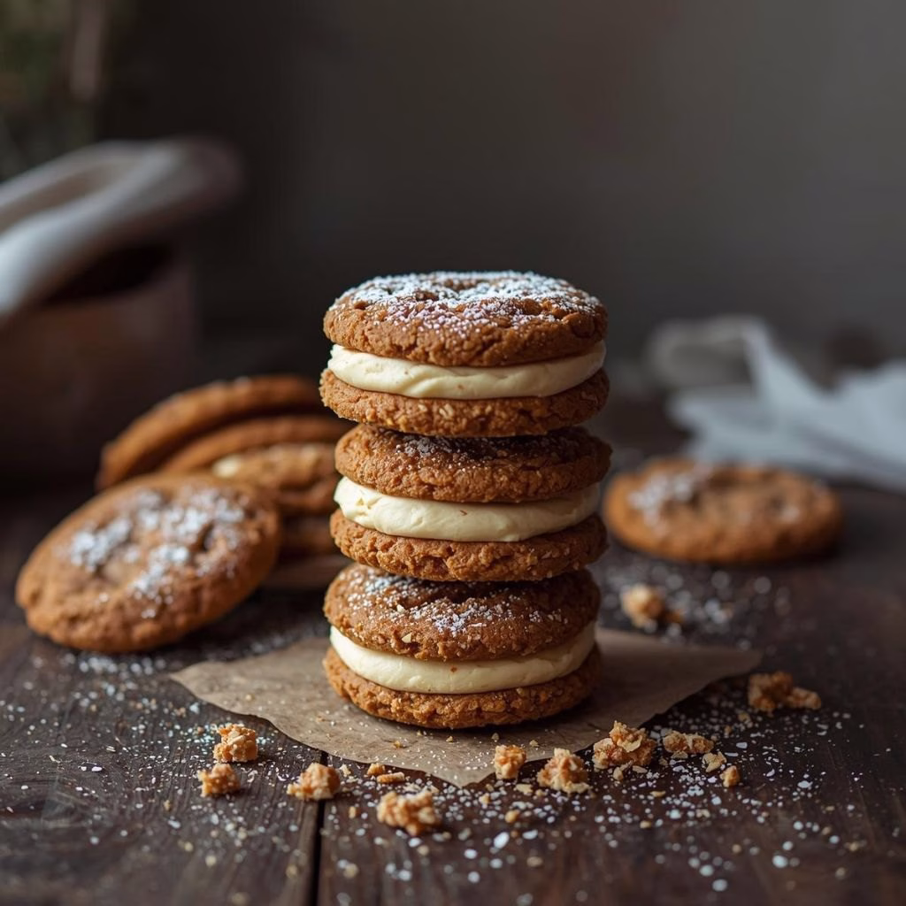 Carrot Cake Oatmeal Cream Pie Cookies Recipe