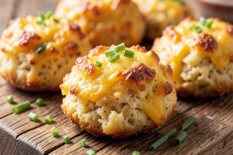 Cheesy Mashed Potato Puff Bites Recipe