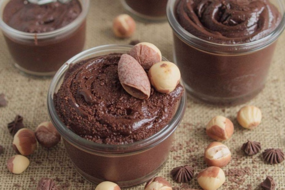 Chocolate Hazelnut Mousse Cups Recipe