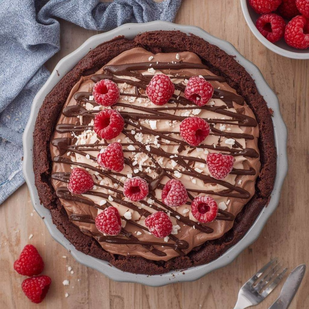 Chocolate Raspberry Cream Pie Recipe