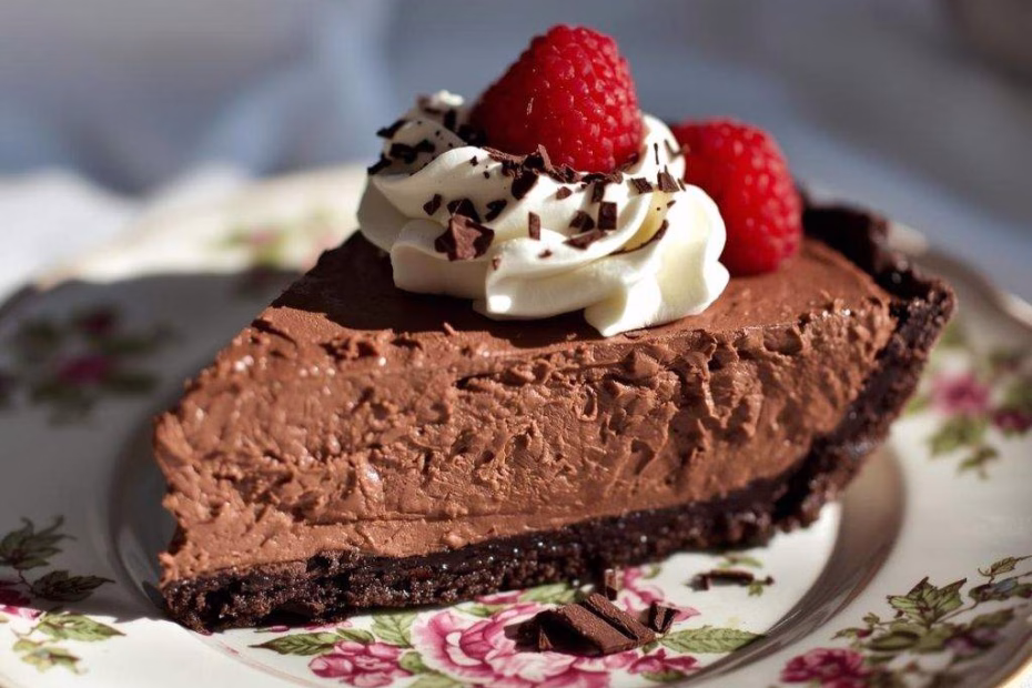 Chocolate Raspberry Cream Pie Recipe