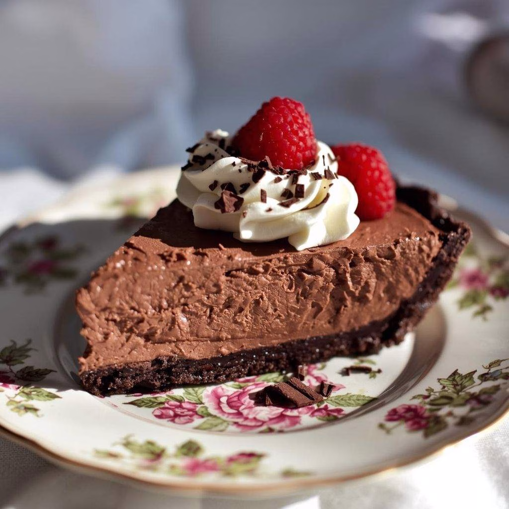 Chocolate Raspberry Cream Pie Recipe