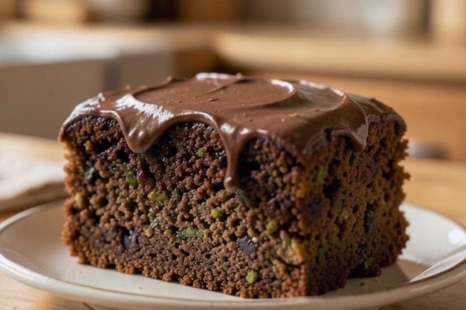 Chocolate Zucchini Cake Recipe