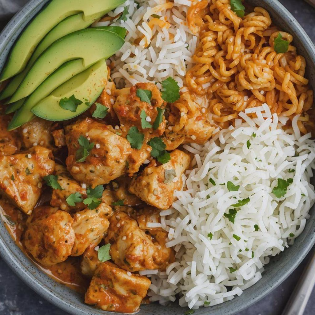 Creamy Thai Red Curry Chicken Bowls Recipe
