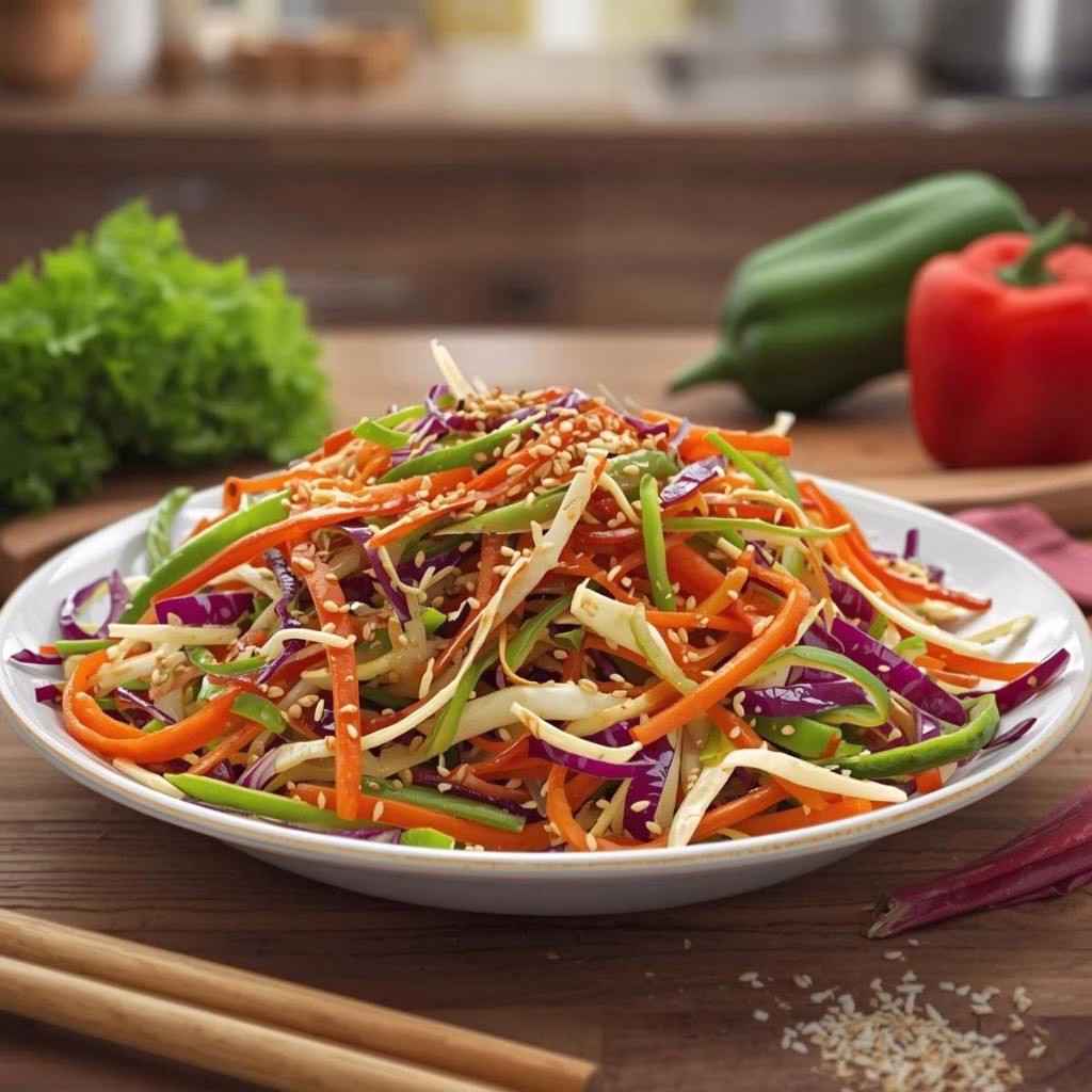 Crunchy Asian Cabbage Slaw Recipe