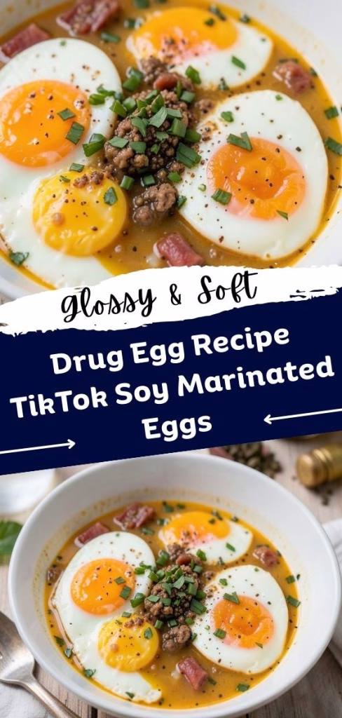 Drug Egg Recipe TikTok Soy Marinated Eggs