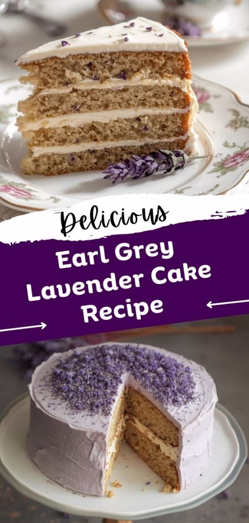 Earl Grey Lavender Cake Recipe