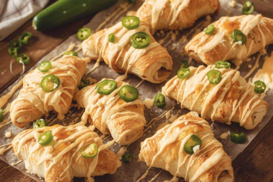 Easy Jalapeño Popper Crescent Rolls