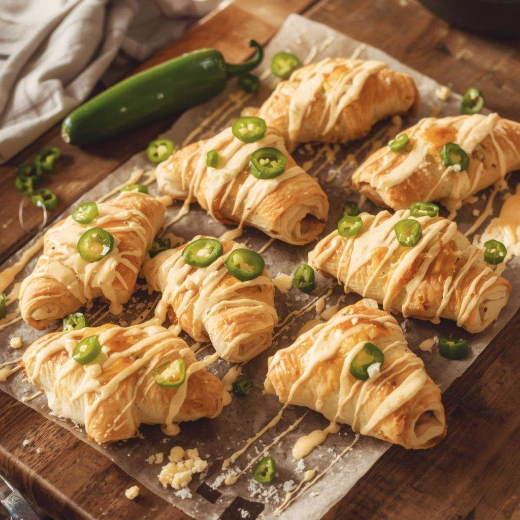 Easy Jalapeño Popper Crescent Rolls