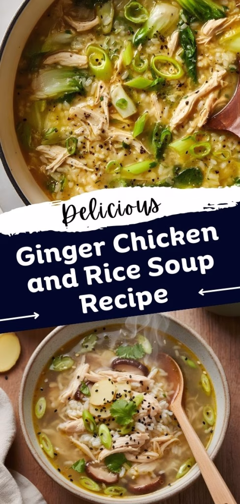 Ginger Lime Chicken and Rice Soup Recipe