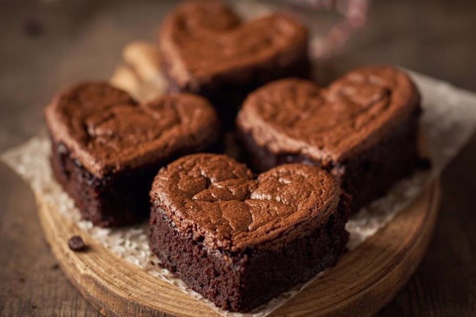 Heart Shaped Brownies Recipe