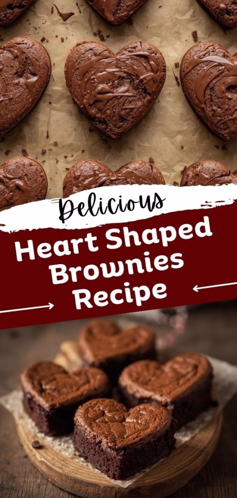 Heart Shaped Brownies Recipe
