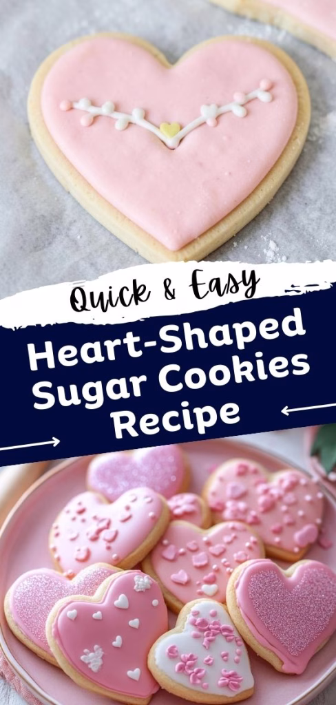 Heart-Shaped Sugar Cookies Recipe