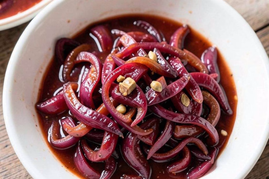 Hot Honey Pickled Red Onions Recipe