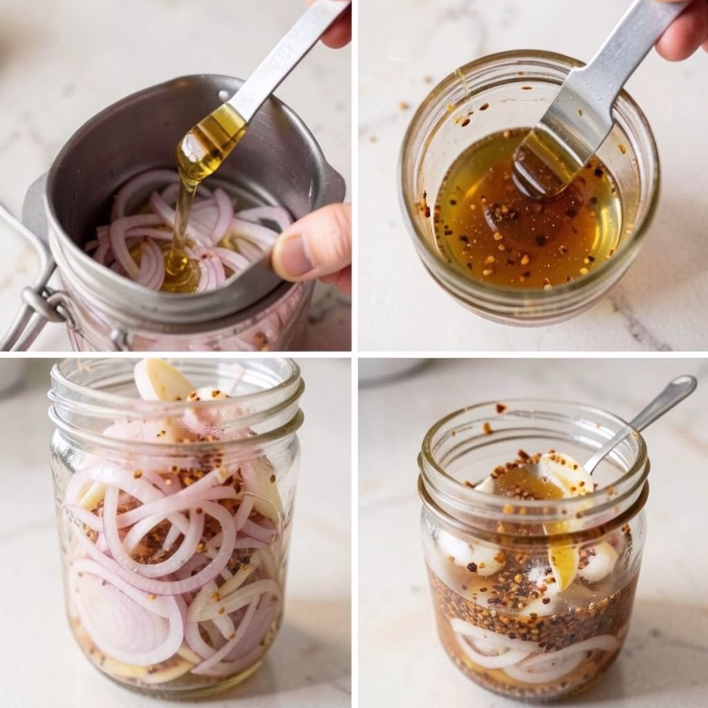 Hot Honey Pickled Red Onions Recipe