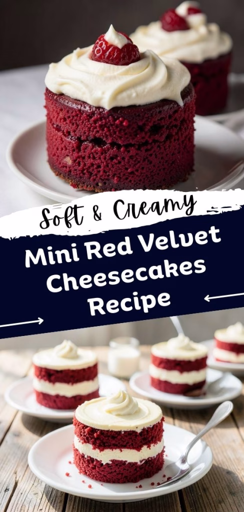 Mini Red Velvet Cheesecakes Recipe