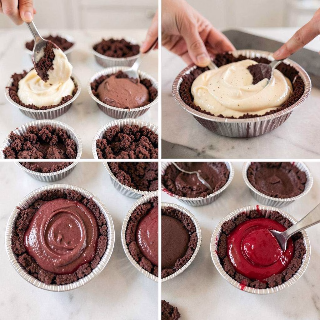 Mini Red Velvet Cheesecakes Recipe