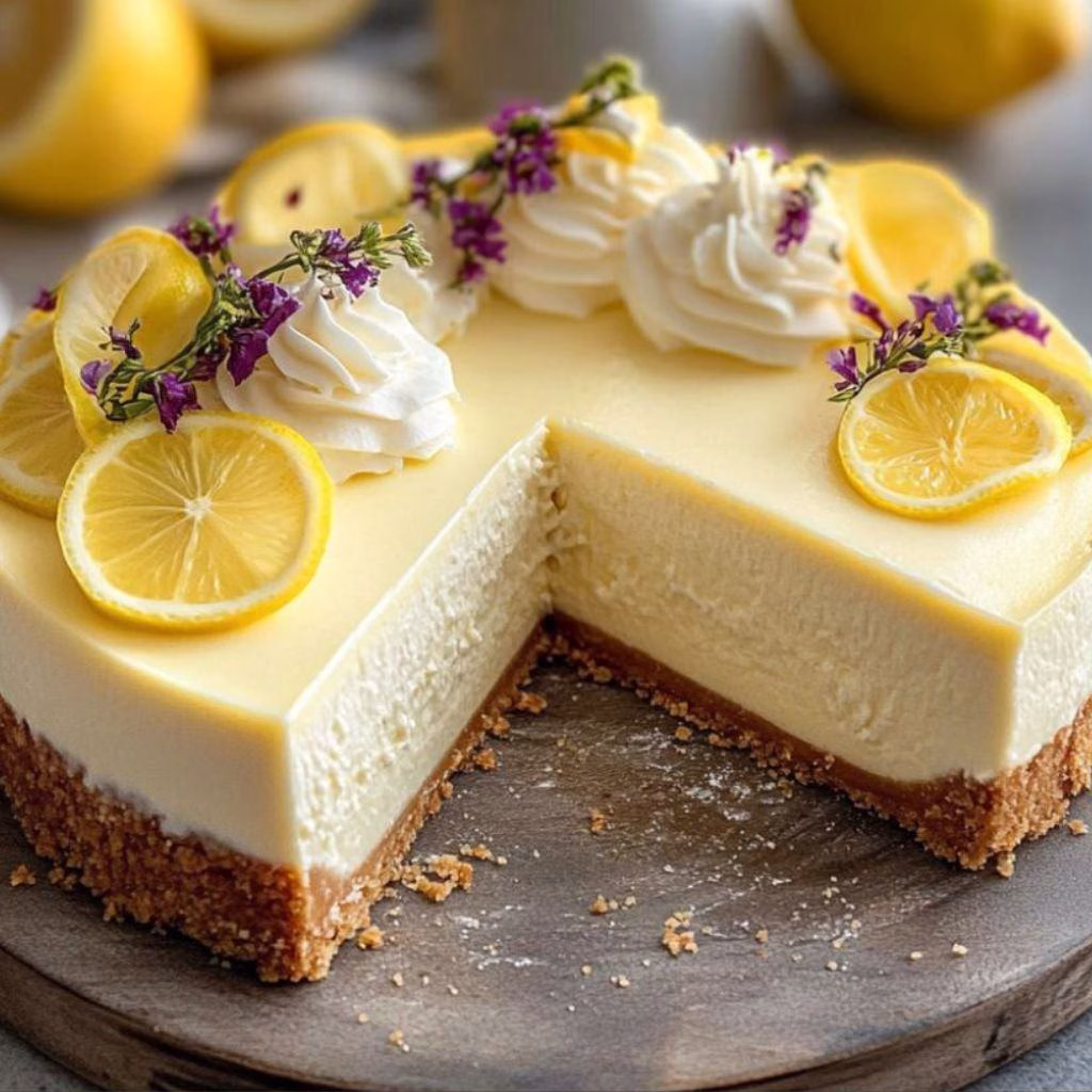 No Bake Lemon Cheesecake Recipe