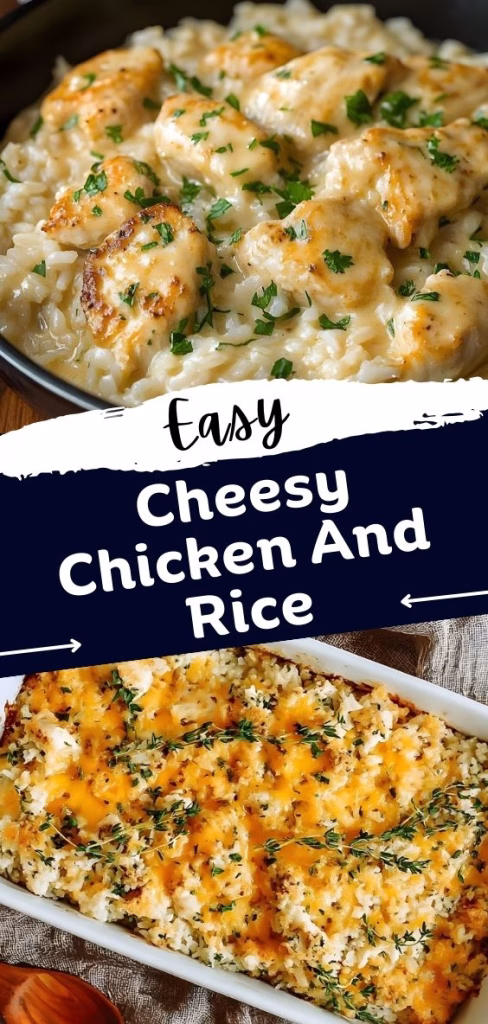 Easy Cheesy Chicken and Rice Recipe