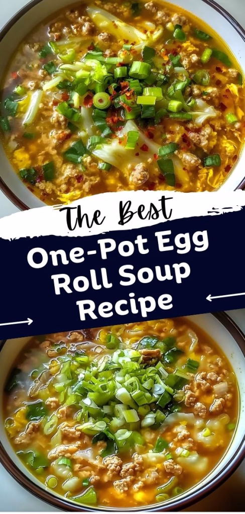 One-Pot Egg Roll Soup Recipe