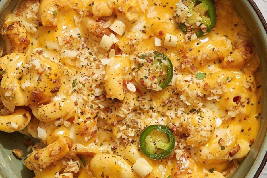 Poblano Smoked Gouda Mac and Cheese Recipe