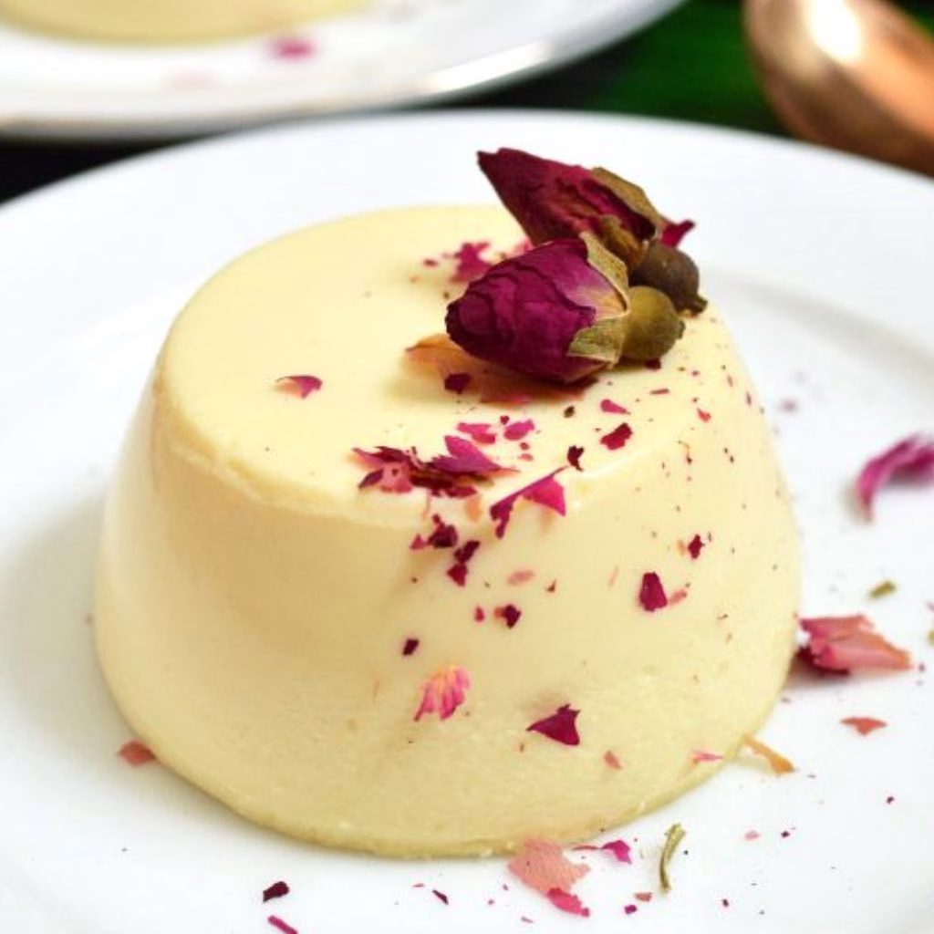 Rose-Infused Panna Cotta Recipe