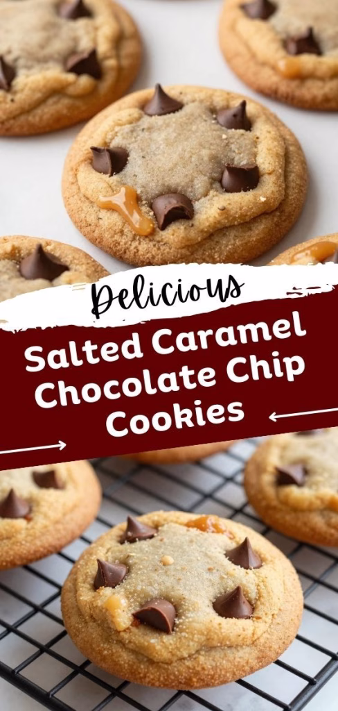 Salted Caramel Chocolate Chip Cookies Recipe