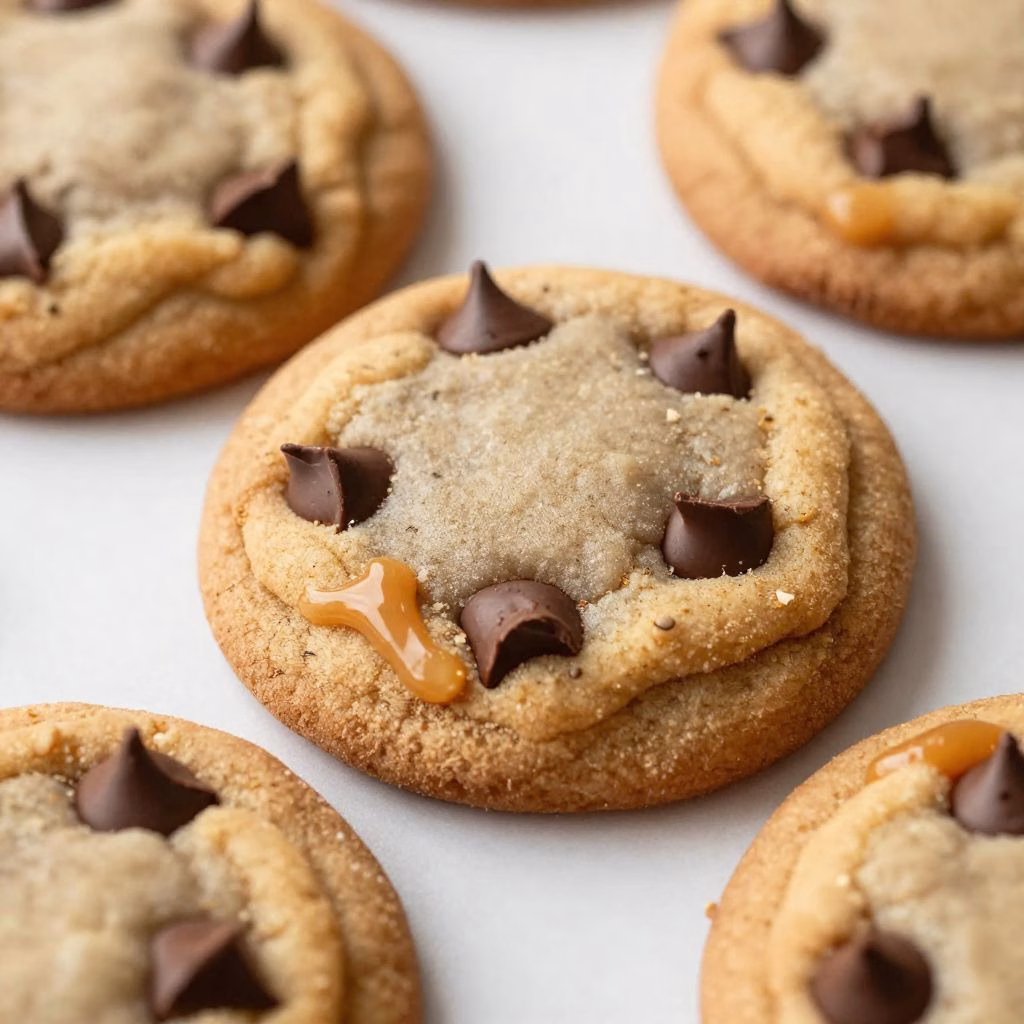 Salted Caramel Chocolate Chip Cookies Recipe