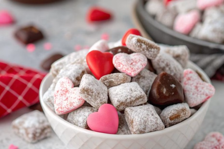 The Best Valentine's Day Muddy Buddies Recipe
