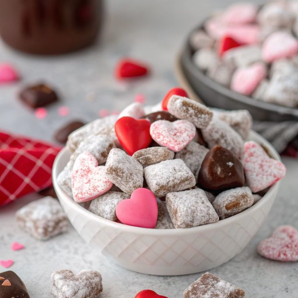 The Best Valentine's Day Muddy Buddies Recipe