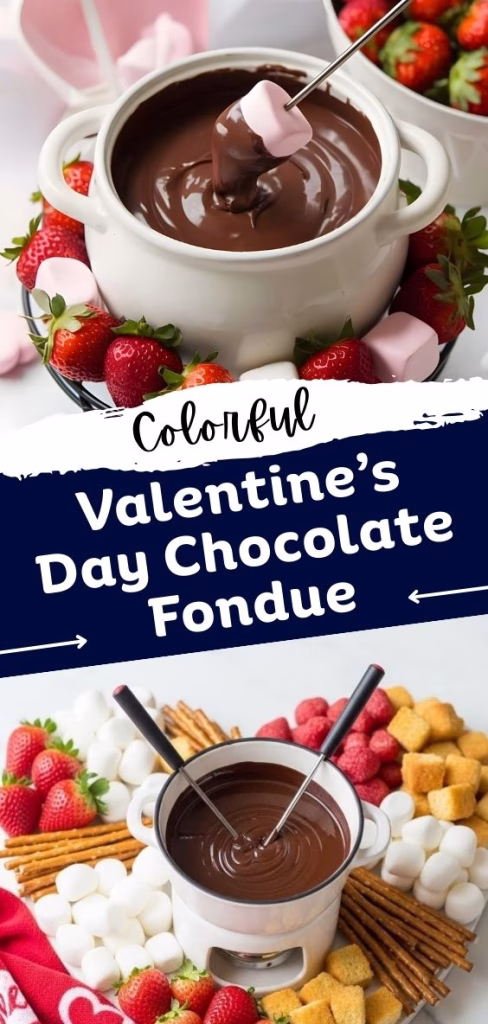 Valentine’s Day Chocolate Fondue Recipe