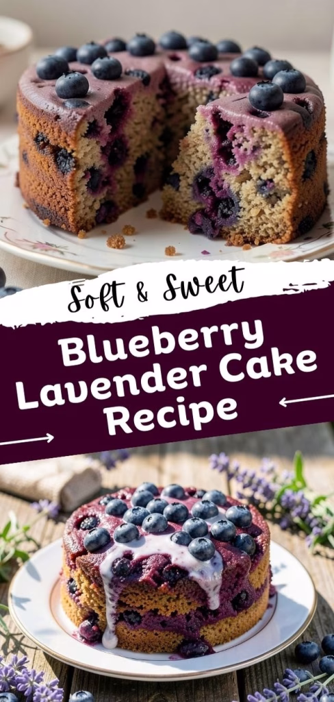 Blueberry Lavender Cake Recipe